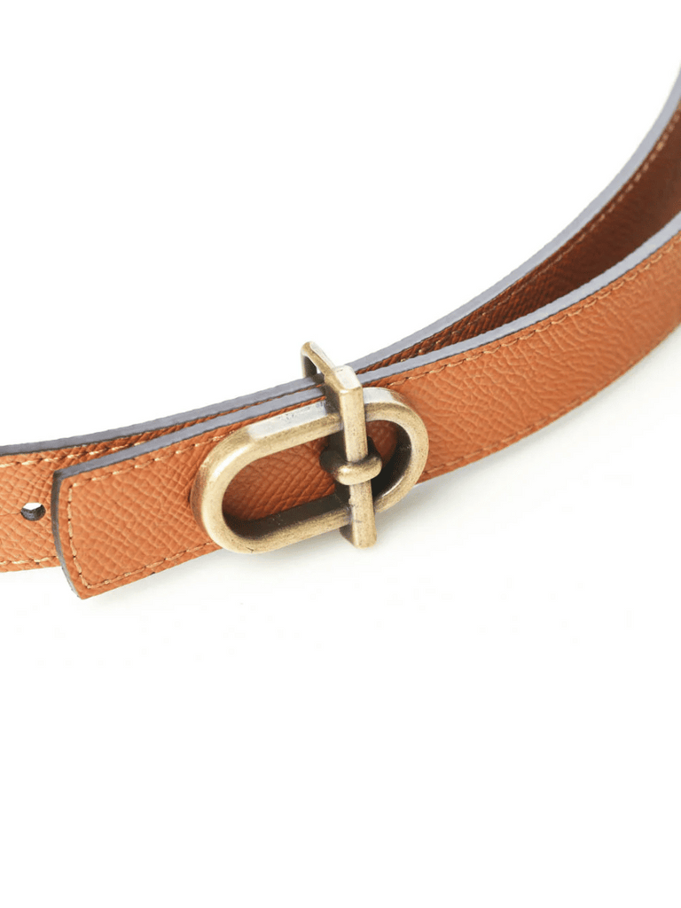 VERGE Reversible Sling Leather Belt in Black and Brown 9203 Verge Stockist Online Australia Signature of Double Bay Mature Fashion Acrobat Flattering