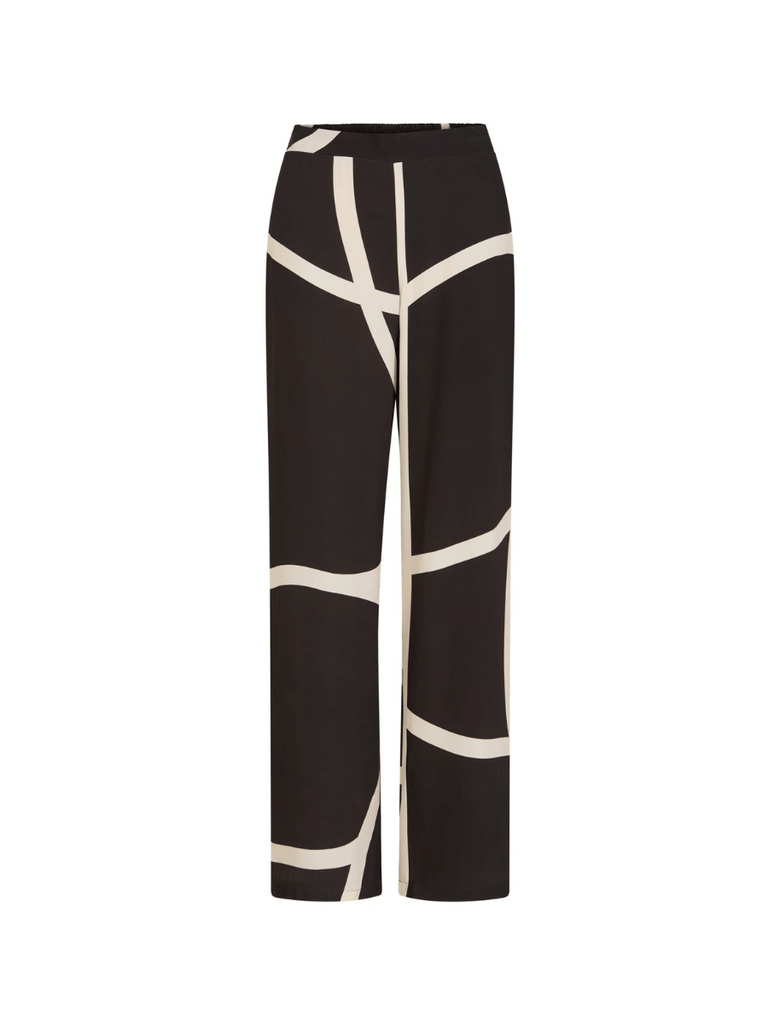 Coster Copenhagen Wide Leg Pull-On Pant in Field Print 3400 Coster Copenhagen Fashion brand official stockist sydney australia sustainable fashion made in denmark office wear womens clothing