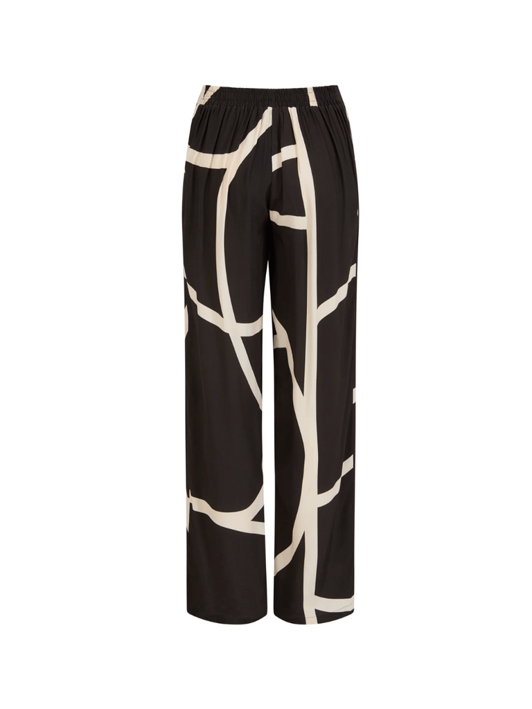 Coster Copenhagen Wide Leg Pull-On Pant in Field Print 3400 Coster Copenhagen Fashion brand official stockist sydney australia sustainable fashion made in denmark office wear womens clothing