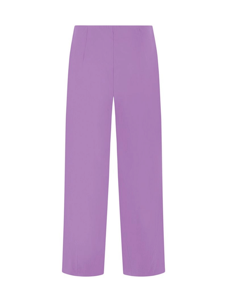 Raffaello Rossi Sally 7/8 Palazzo Pant in Dahlia Purple Raffaello Rossi european pant Candy Jersey Jogger Pant comfortable flattering pull on pant signature of double bay official stockist online in store sydney australia