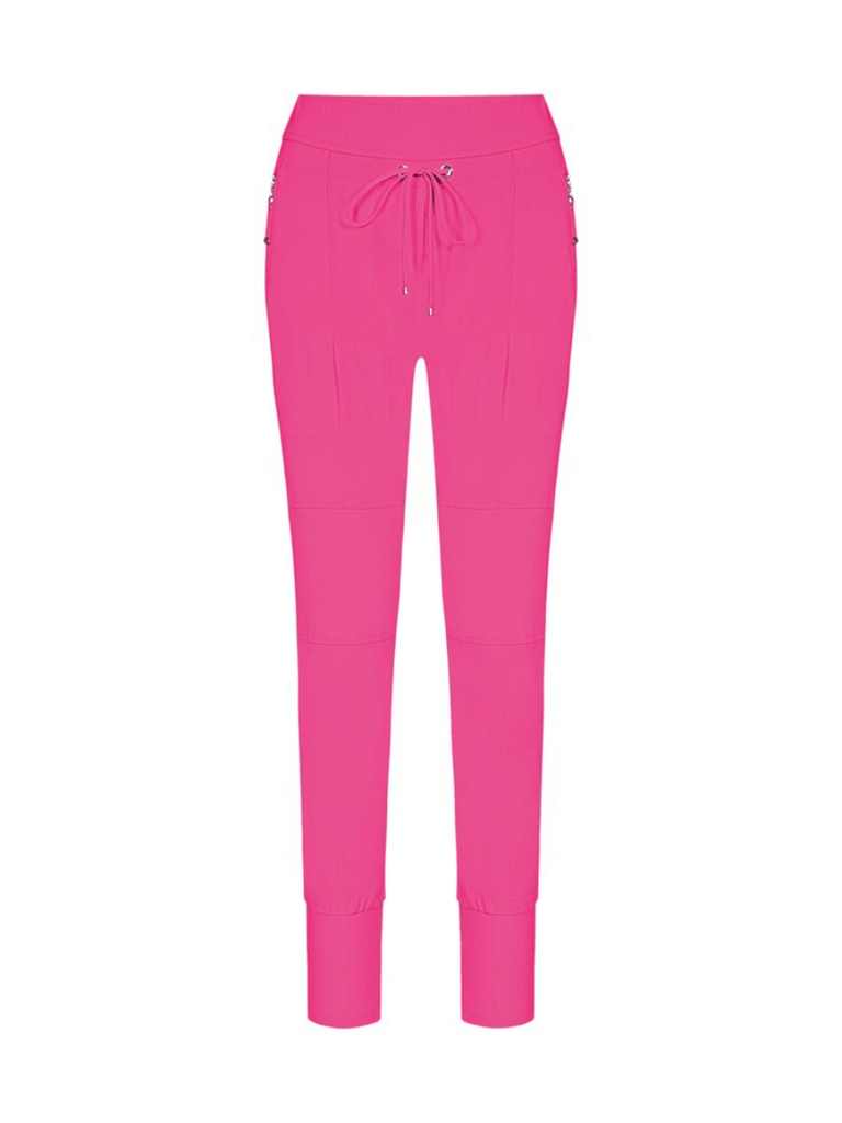 Raffaello Rossi Pull-On Candy Pant in Raspberry Pink Raffaello Rossi european pant Candy Jersey Jogger Pant comfortable flattering pull on pant signature of double bay official stockist online in store sydney australia