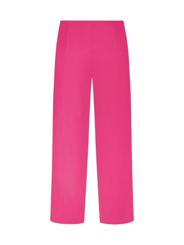 Raffaello Rossi Sally 7/8 Palazzo Pant in Crazy Pink Raffaello Rossi european pant Candy Jersey Jogger Pant comfortable flattering pull on pant signature of double bay official stockist online in store sydney australia