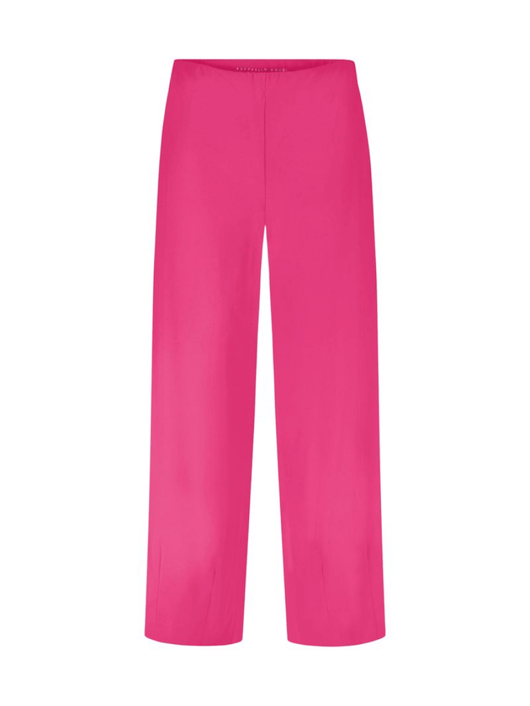 Raffaello Rossi Sally 7/8 Palazzo Pant in Crazy Pink Raffaello Rossi european pant Candy Jersey Jogger Pant comfortable flattering pull on pant signature of double bay official stockist online in store sydney australia