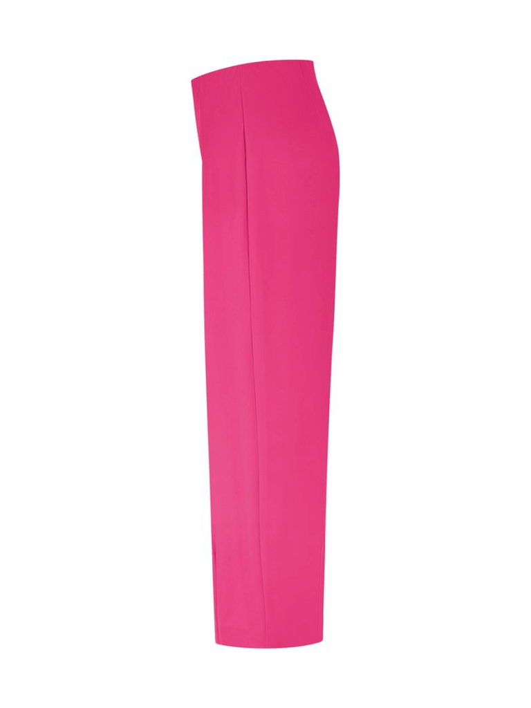 Raffaello Rossi Sally 7/8 Palazzo Pant in Crazy Pink Raffaello Rossi european pant Candy Jersey Jogger Pant comfortable flattering pull on pant signature of double bay official stockist online in store sydney australia