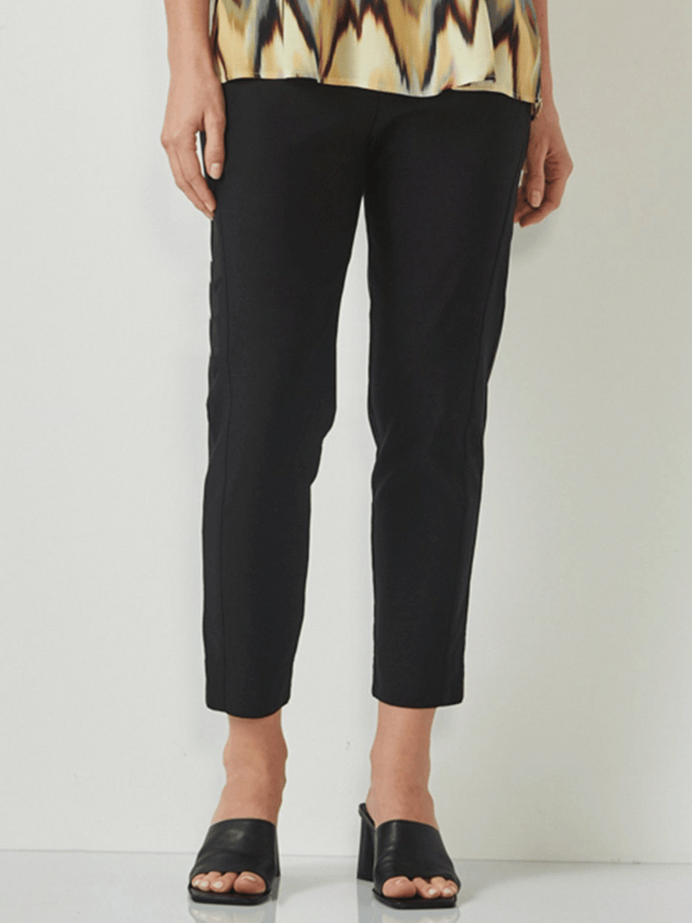 VERGE Colt Pant in Black 8611 Verge Stockist Online Australia Signature of Double Bay Mature Fashion Acrobat Flattering