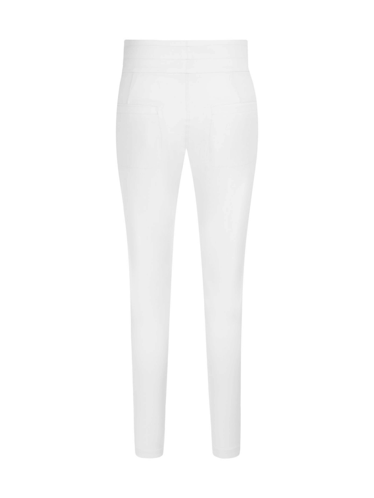 Raffaello Rossi Cynthia O Pull On Pant in White Raffaello Rossi european pant Candy Jersey Jogger Pant comfortable flattering pull on pant signature of double bay official stockist online in store sydney australia