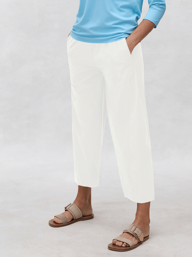 Mela Purdie Cross Pant in White 1834 Mela Purdie Stockist Online Australia Signature of Double Bay Tops Dresses Elegant Clothing