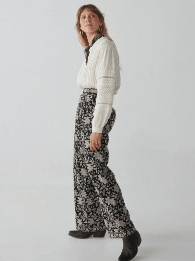 Maison Hotel Pepa Pant in Ying Yang Shop Maison Hotel online store shirts pants and dresses in Sydney Australia official stockist Maison Hotel buy Bohemian french style clothing with hand embroidery and vintage style