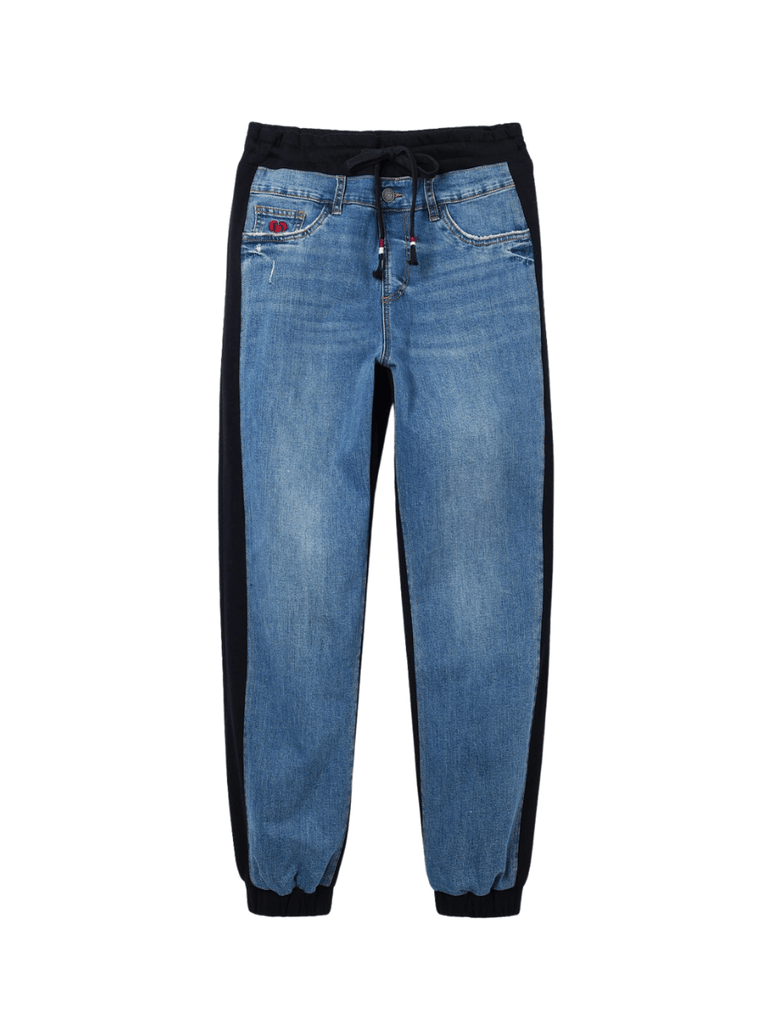 Desigual Contrast Jean Front Jogger Pant DD60 Shop Desigual Stockist Online Australia Signature of Double Bay Fashion Ethical mature fashion