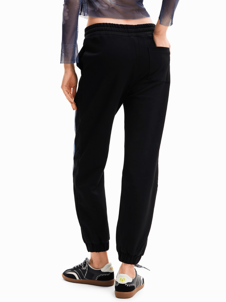 Desigual Contrast Jean Front Jogger Pant DD60 Shop Desigual Stockist Online Australia Signature of Double Bay Fashion Ethical mature fashion