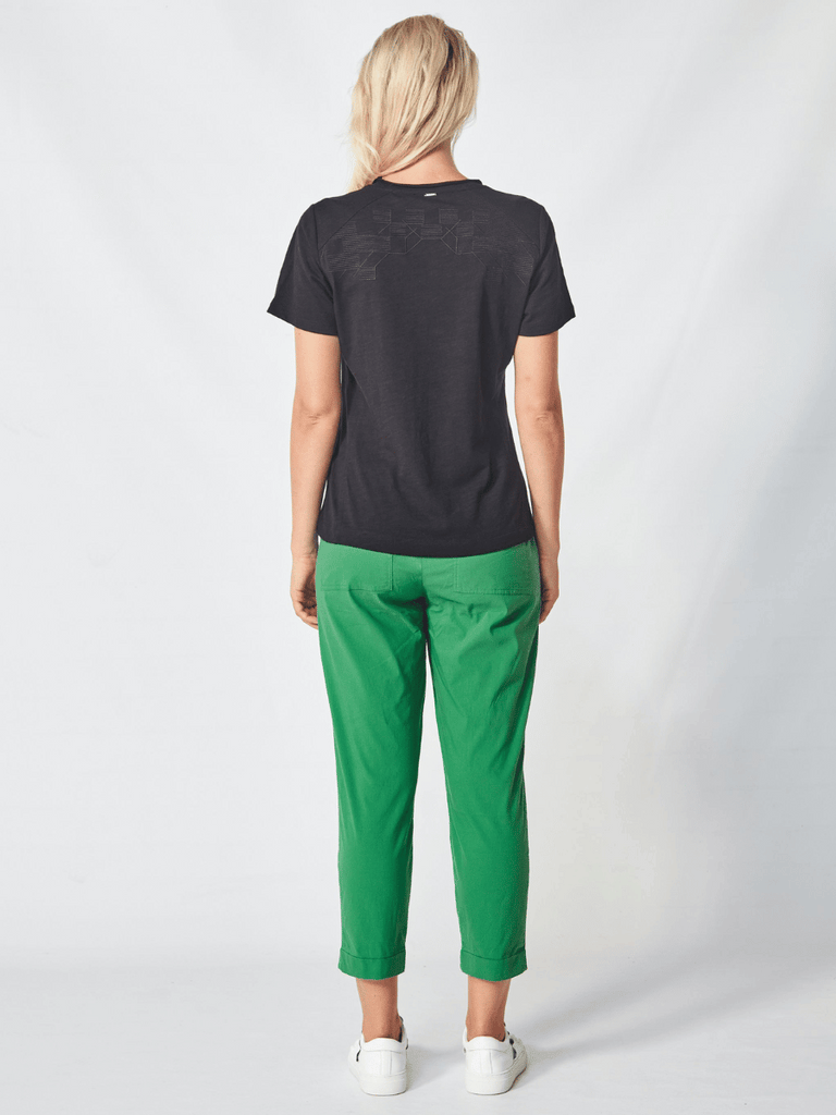 VERGE Acrobat Essex 7/8 Pant in Apple Green 5621 Verge Stockist Online Australia Signature of Double Bay Mature Fashion Acrobat Flattering